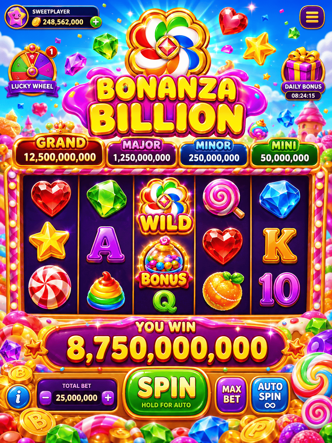 Bonanza Billion game preview